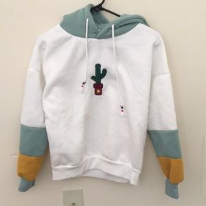 Quirky cactus sweatshirt
